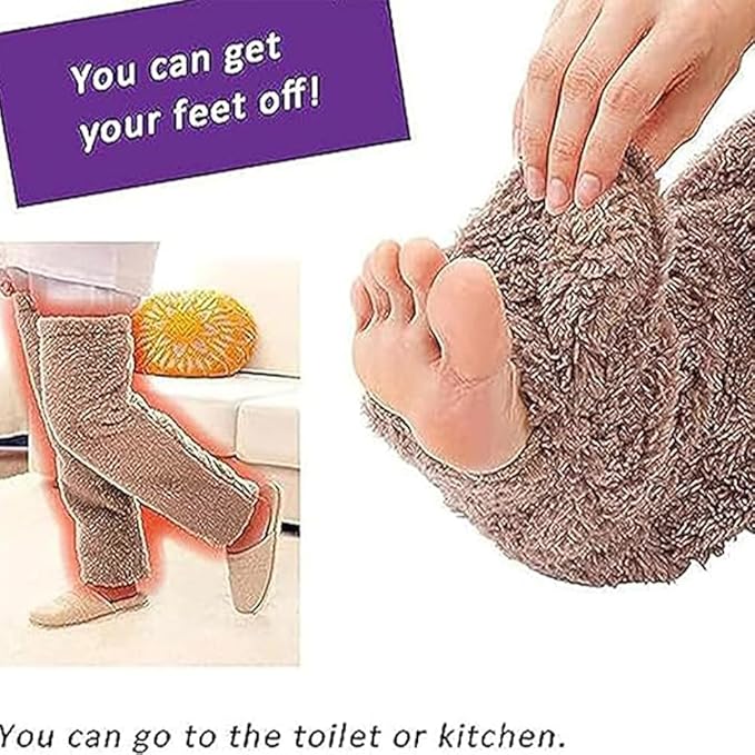 Cozy Snuggle Paws Thigh High Socks