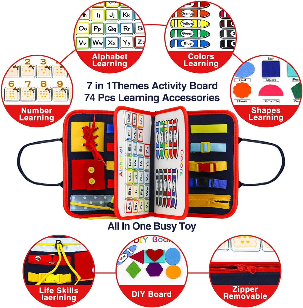 Montessori Busy Books for Toddlers