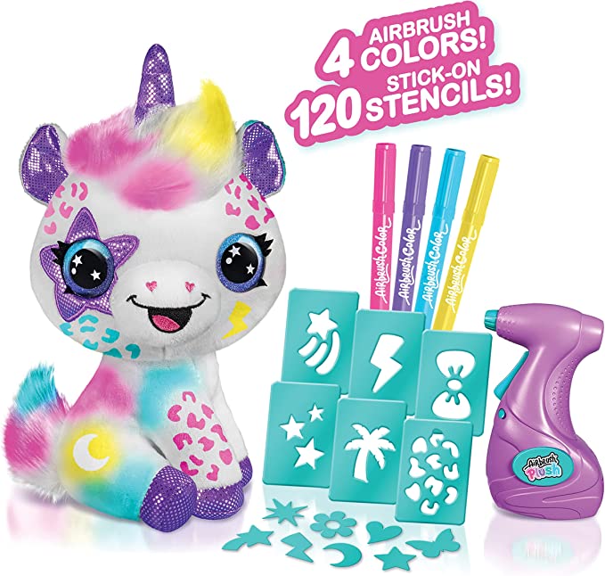 Airbrush Plush Unicorn toy