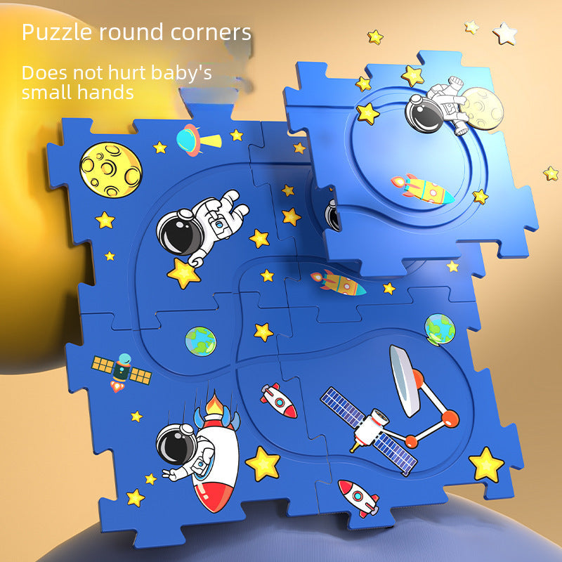 🔥Children's Educational Puzzle Track Car Play Set