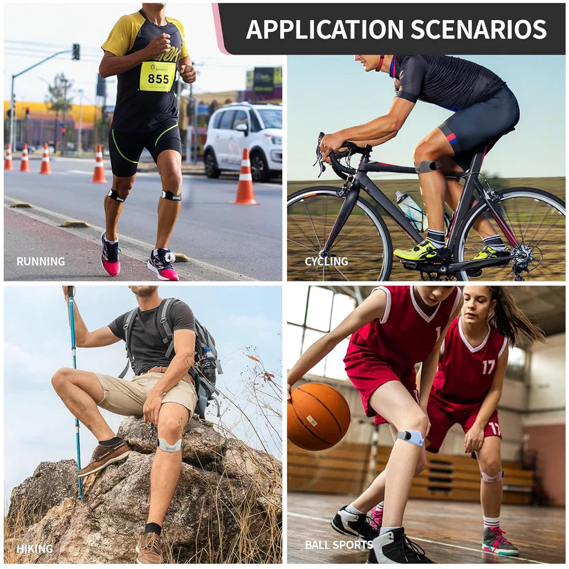 Patellar Support Strap For Knee Pain and Tendonitis (Pair Of 2)